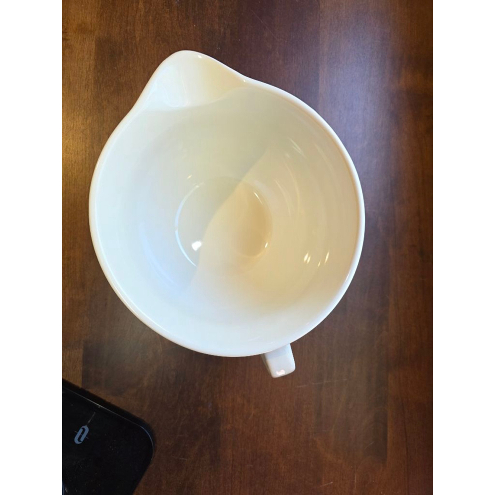 The Bake Shop Christmas Dog Print Bakeware Mixing Bowl One Size White Red - Picture 6 of 9